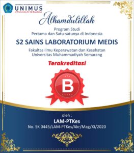 Read more about the article PERDANA, PRODI S2 SAINS LABORATORIUM MEDIS UNIMUS RAIH AKREDITASI “BAIK SEKALI”